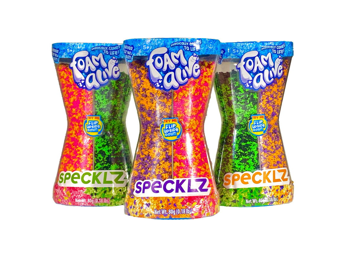 Specklz Dual Hourglass Flip - Foam Alive – Box of Sensory Toys