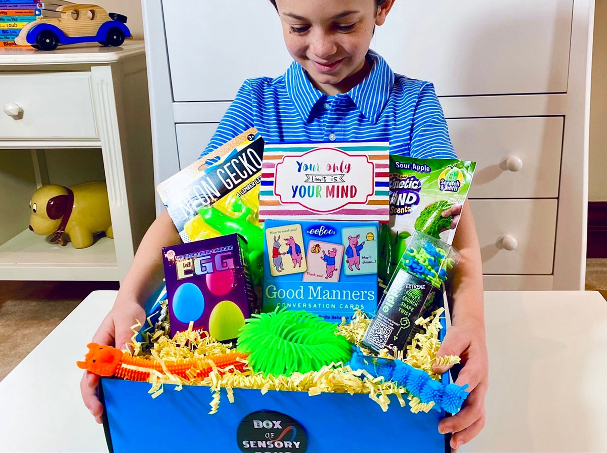 Monthly toy discount box for babies