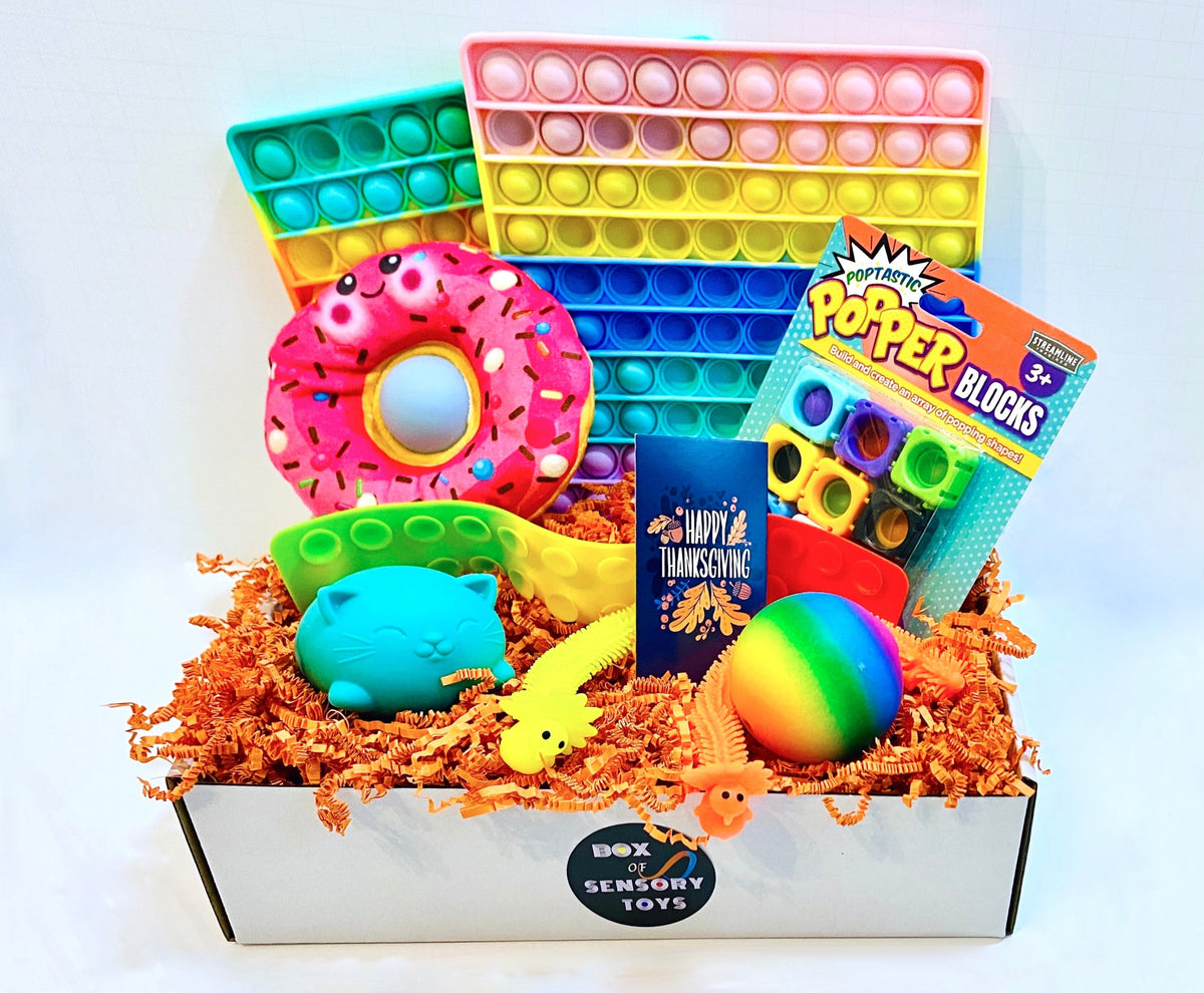 FIDGET TOY BOX PLUS💛 (Monthly) – Box of Sensory Toys