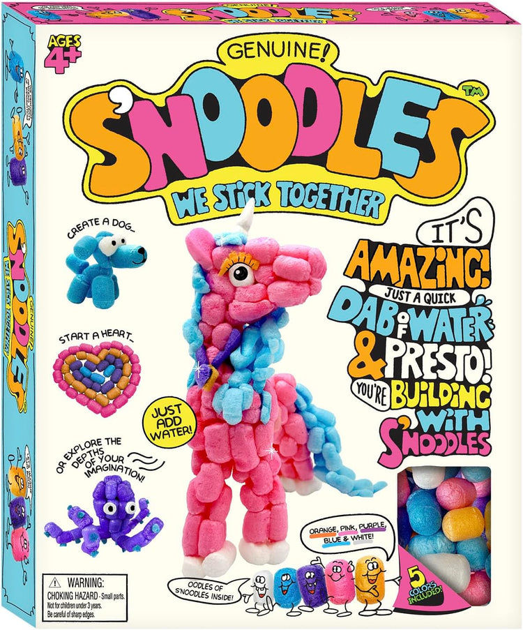 Schylling S’Noodles - Creative Building Craft Kit - Just Add Water - Ages 4 and Up