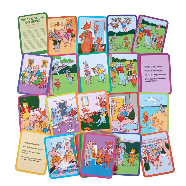 What's Going On Here? Conversation Cards by Eeboo