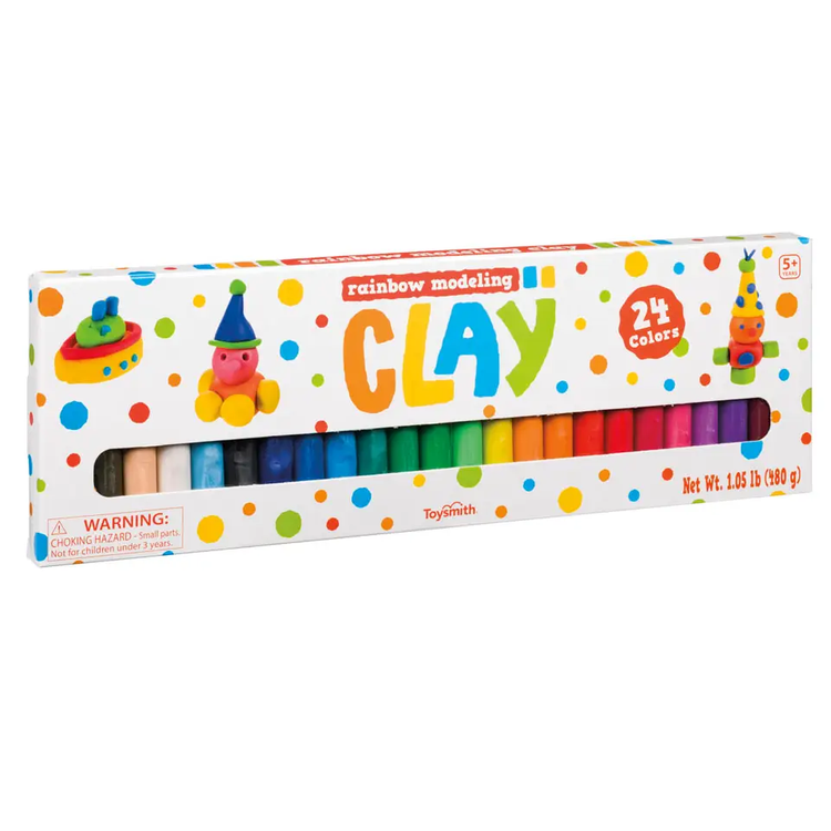 Toysmith Rainbow Clay, 24 Different Colors