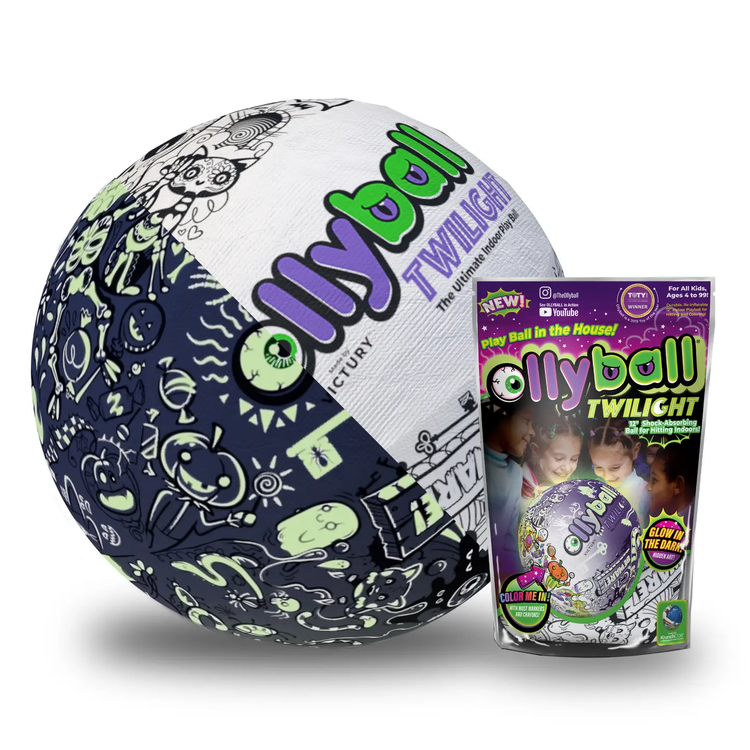 Ollyball Twilight - Glow in The Dark Inflatable Ball