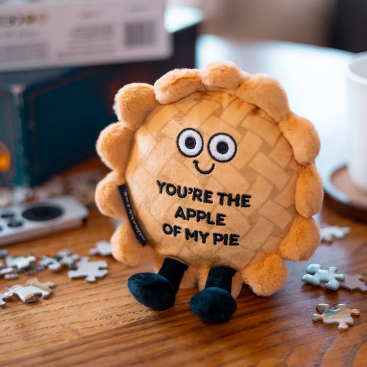 Apple Pie Toy Plush by PLUSHKINS