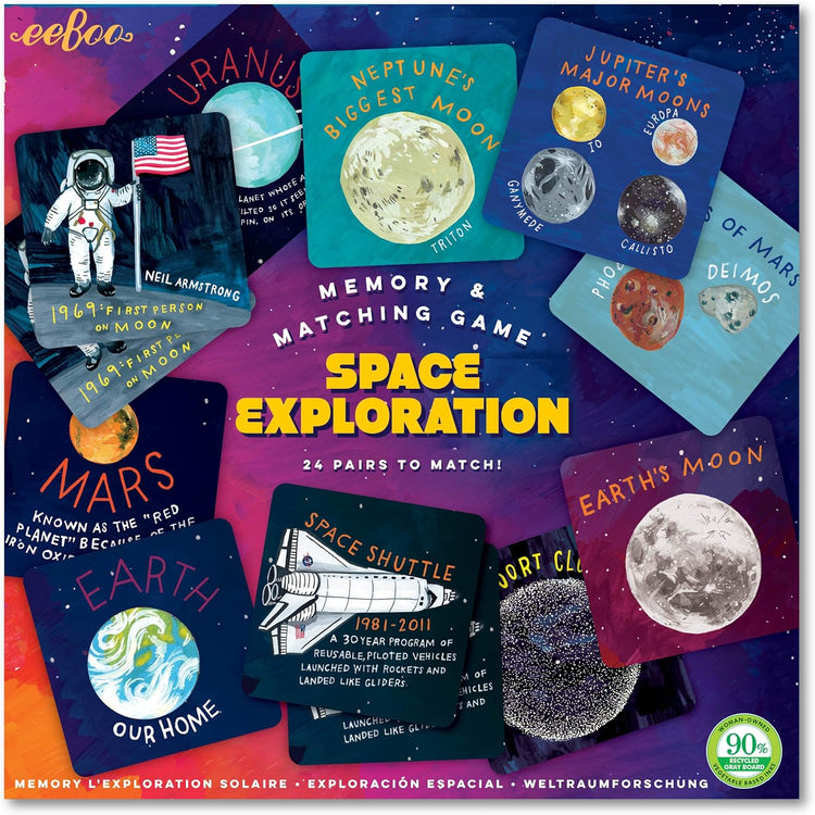 Space Exploration Memory & Matching Game by Eeboo