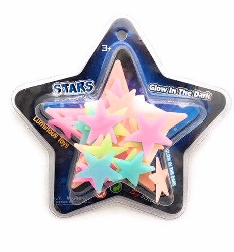 Glow in the Dark Ceiling Stars - Assorted Size Stars