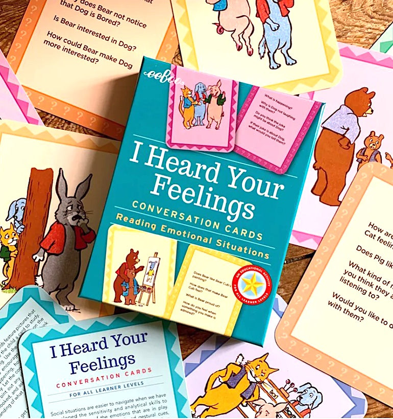 I Heard Your Feelings - Conversation Cards by Eeboo